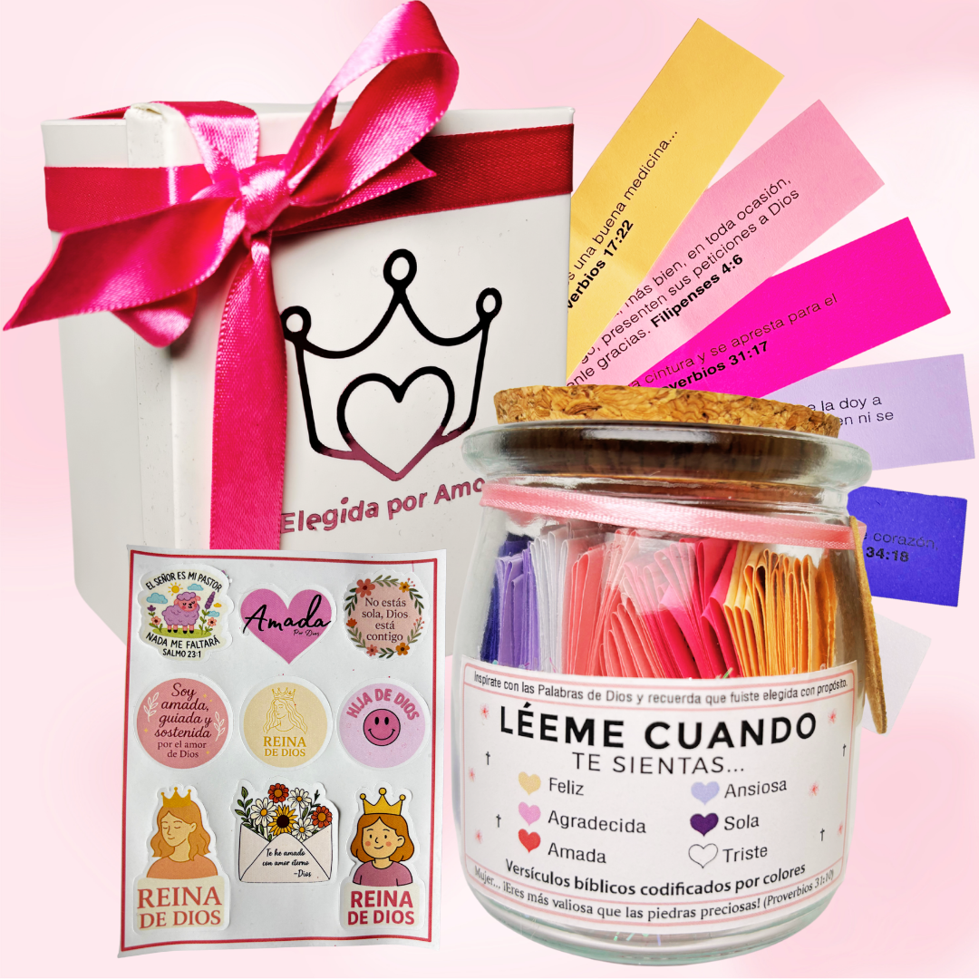 Frasco de versículos: Edición Regalo de Navidad🎁🎄