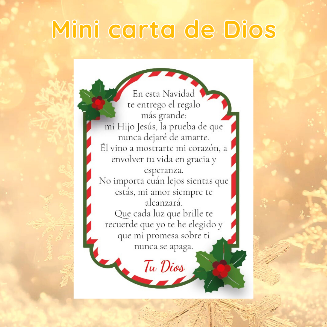 Frasco de versículos: Edición Regalo de Navidad🎁🎄