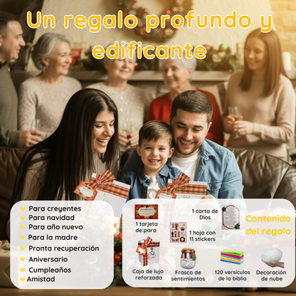 Frasco de versículos: Edición Regalo de Navidad🎁🎄