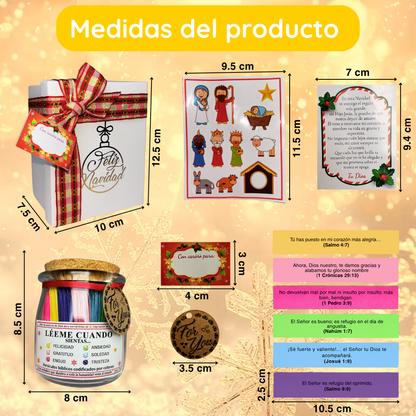 Frasco de versículos: Edición Regalo de Navidad🎁🎄
